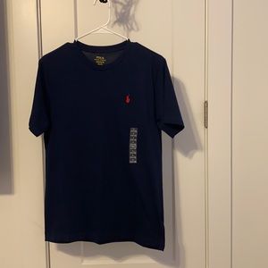 Youth boys polo tshirt large